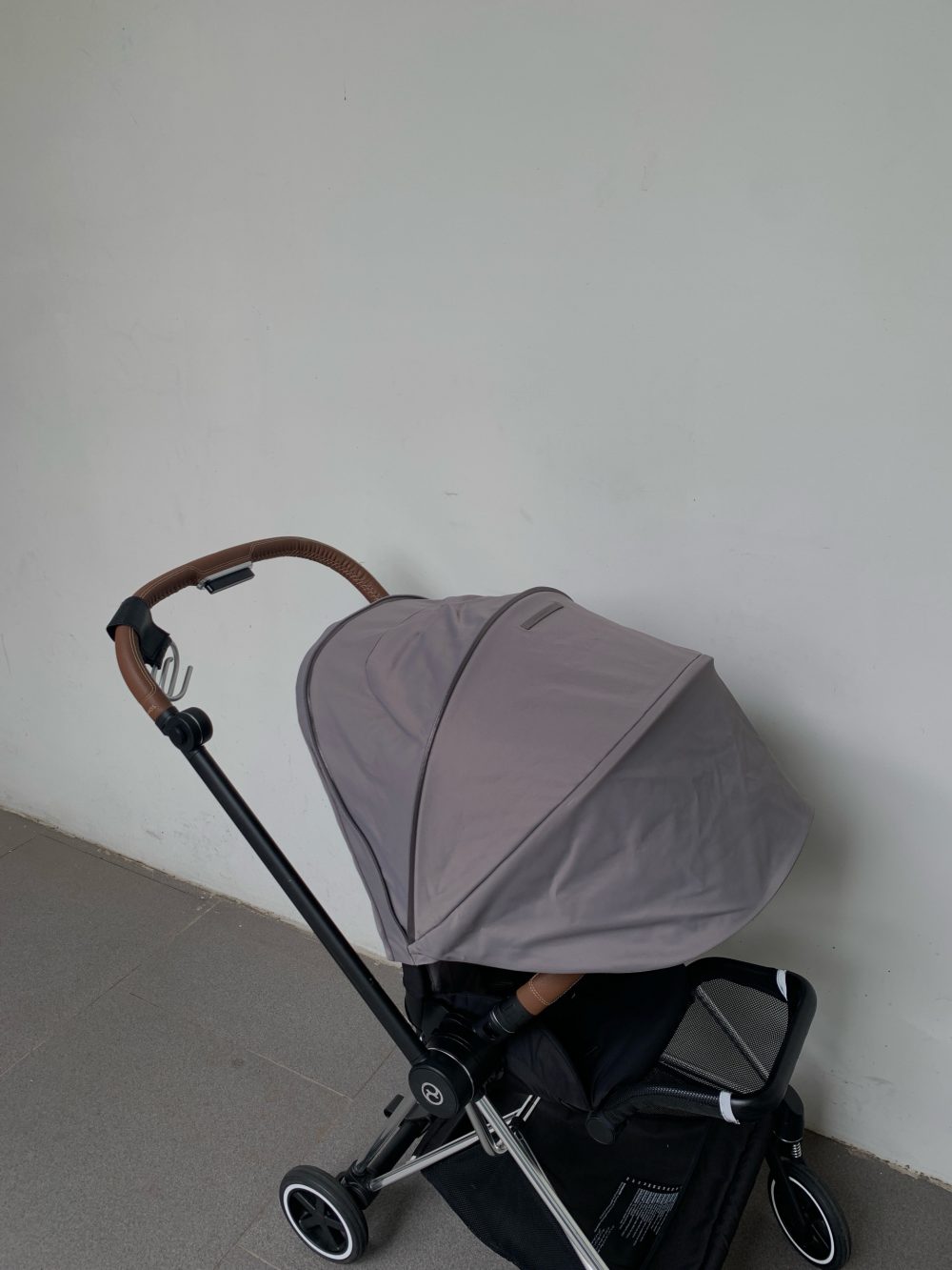 Xe đẩy Cybex mios 2 màu xám khung bạc - Ảnh 5