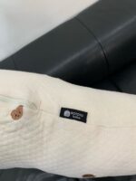 Gối chóng trào ngược Rototo bebe vải cotton lụa mát hoạ tiết gấu màu be - Ảnh 5