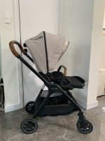 Xe đẩy Nuna Triv màu be khung đen - Ảnh 2