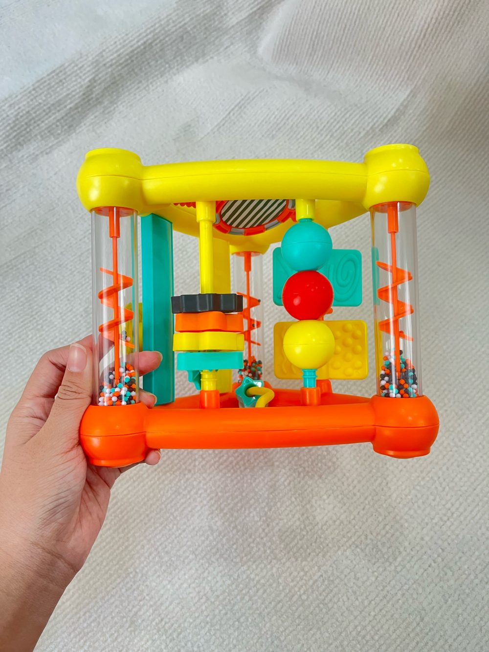 Đồ chơi hình tam giác Infantino Activity Triangle cho bé 6m+ phát triển trí tuệ ( no box) - Ảnh 5