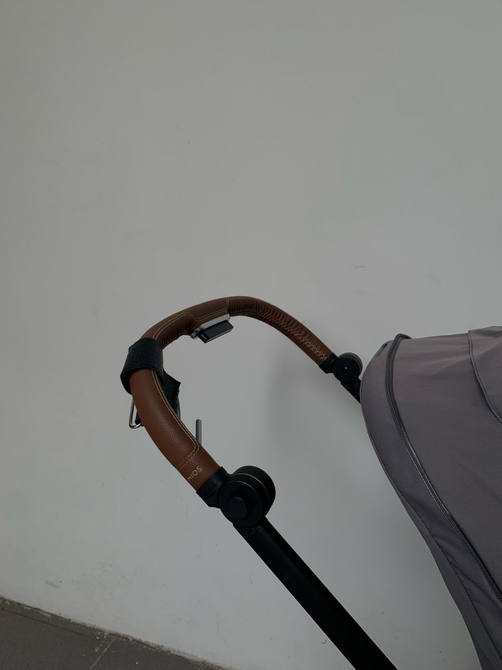 Xe đẩy Cybex mios 2 màu xám khung bạc - Ảnh 3