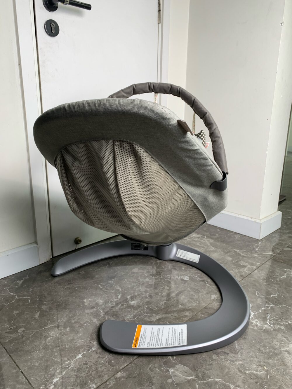 Nôi Nuna leaf grow kèm thanh đồ chơi màu xám (sơ sinh-60kg) - Ảnh 16