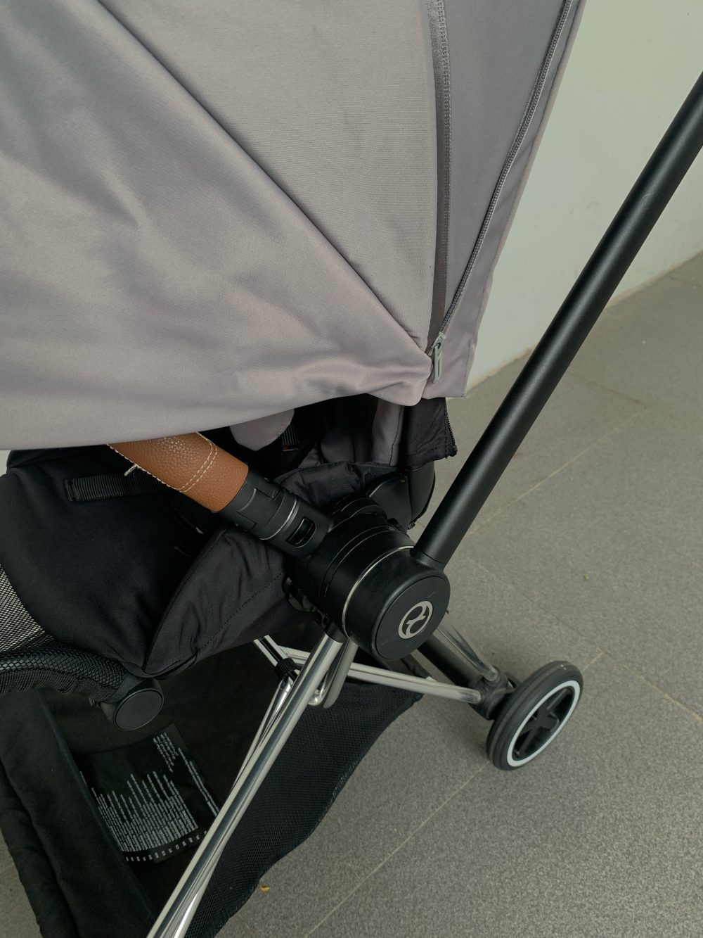 Xe đẩy Cybex mios 2 màu xám khung bạc - Ảnh 19