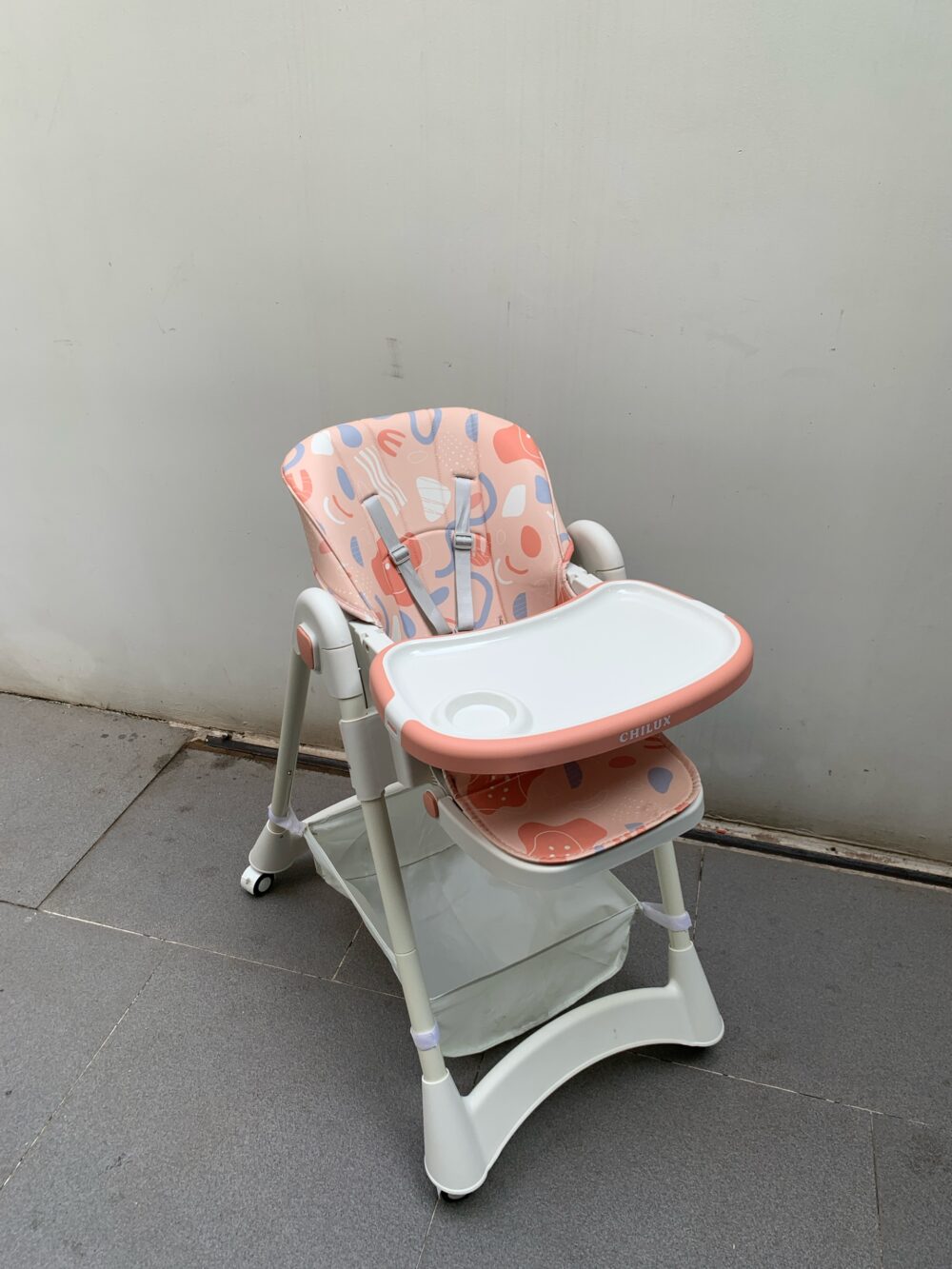 Ghế ăn dặm Chilux Grow D màu hồng (6m/3y) - Ảnh 3