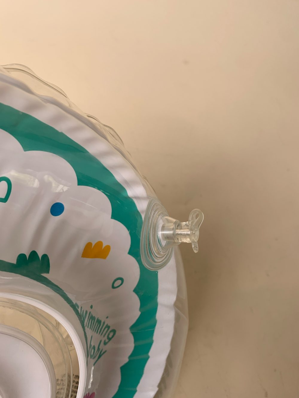 Phao bơi cổ Malang Honey hình bánh donut hoạ tiết đám mây xanh - Ảnh 4