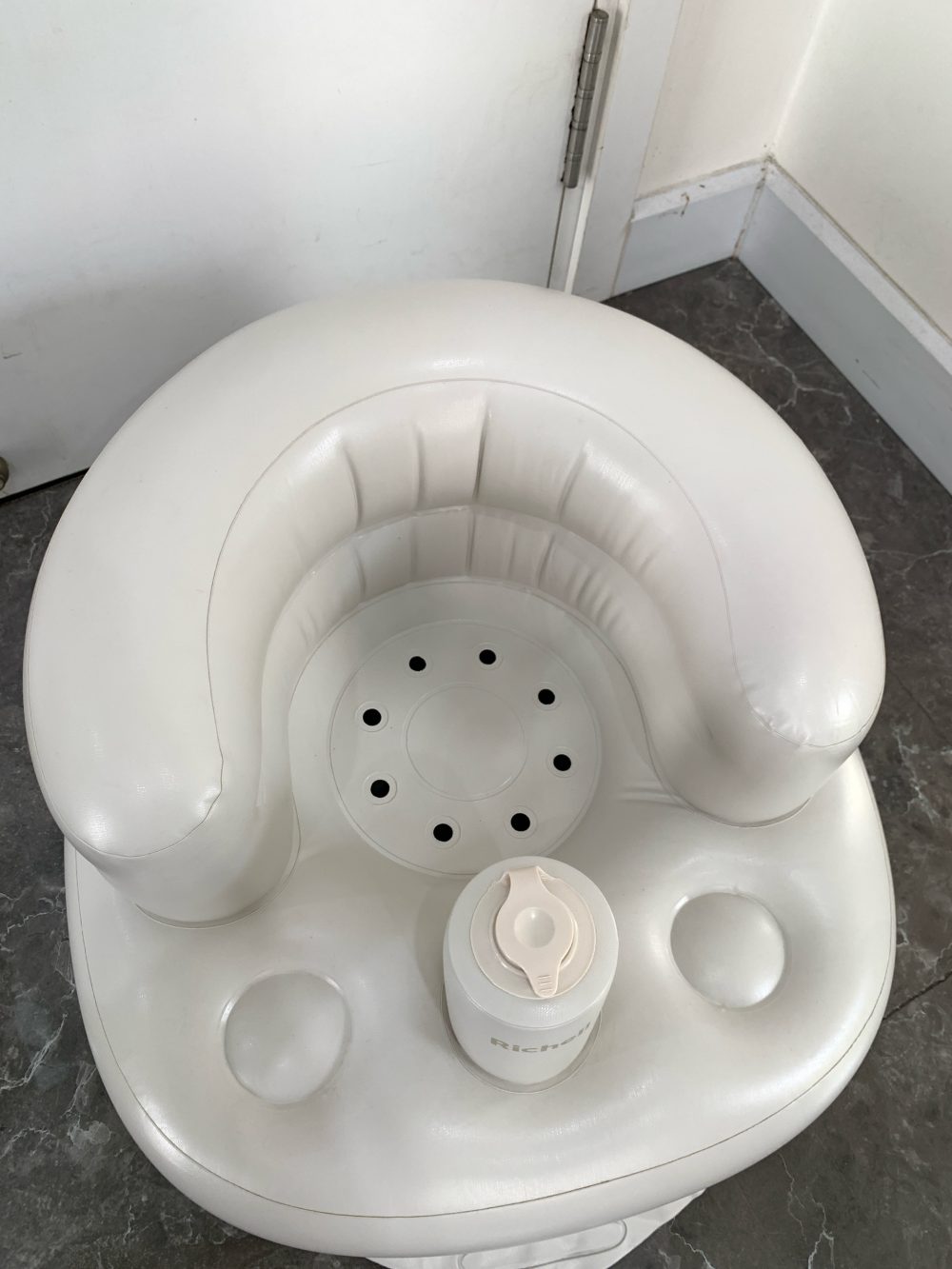 Ghế hơi tập ngồi Richell kiểu màu xám - Ảnh 9