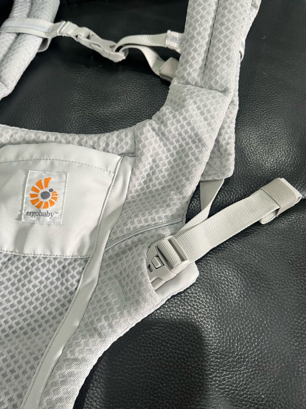 Địu Ergobaby Alta Hip Seat (Pearl Grey) - 4m+ -> tối đa 20kg (full box) - Ảnh 13