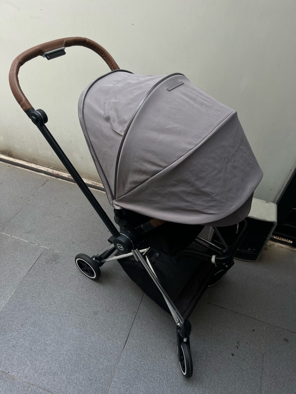 Xe đẩy Mios 2 màu xám be khung bạc (0-22kg) - Ảnh 9