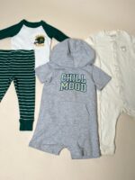 Set 3 bộ quần áo và bodysuit mix brand Carter’s, Uni Qlo (size: 12m) - Ảnh 8