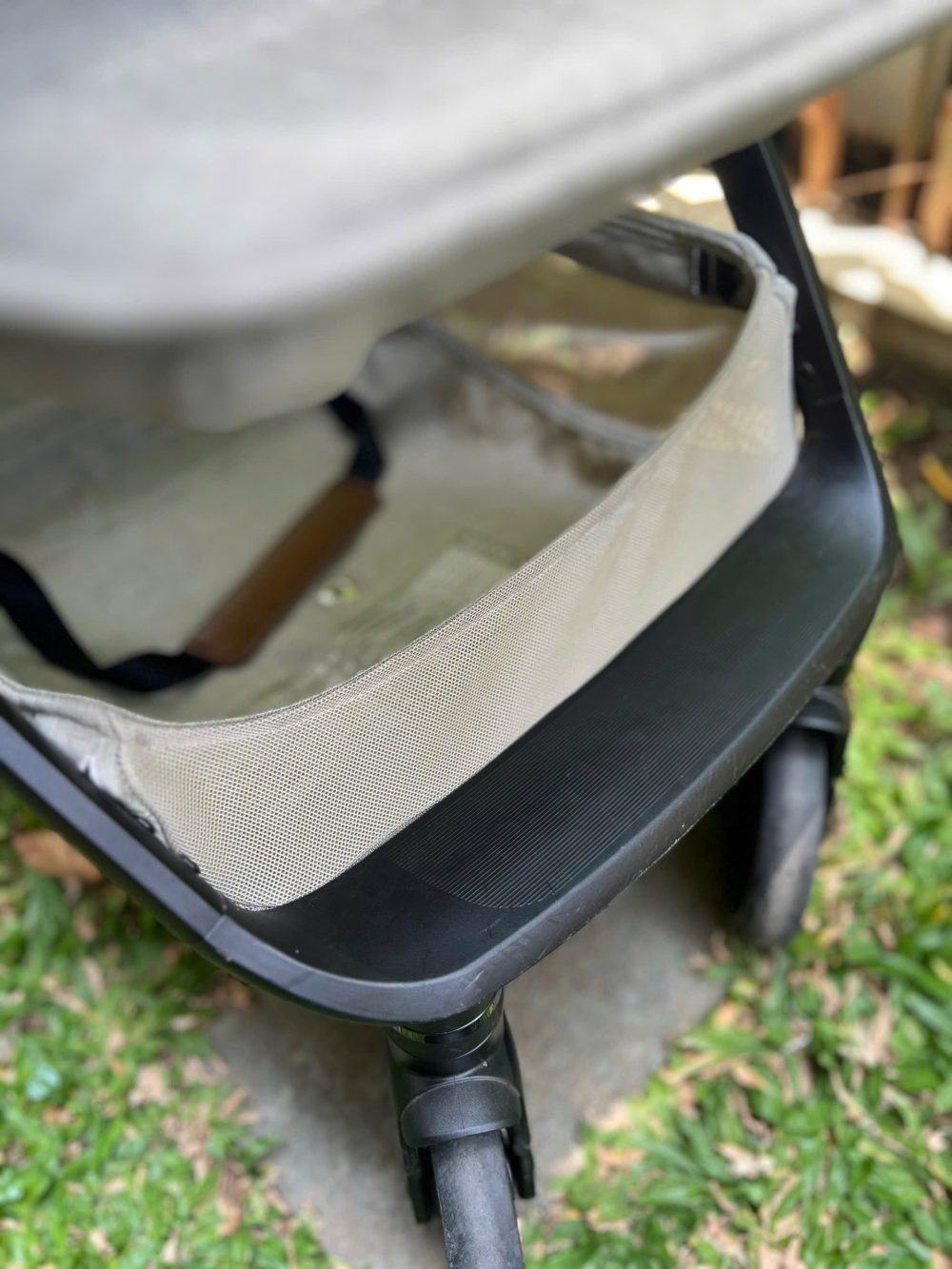 Xe đẩy Nuna Trvl màu be (kèm áo mưa & màn chắn gió) - Ảnh 7