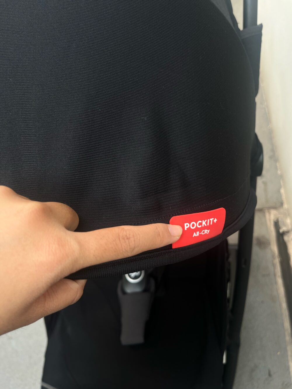 Xe đẩy gấp gọn GB Pockit + All-City, Velvet Black (6 tháng -> 22kg) - Ảnh 4