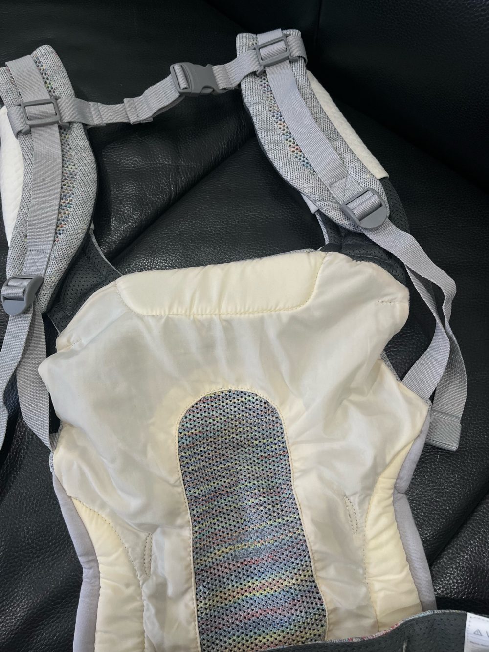 Địu trợ lực Mooimom AiryKnit 0–>36M tặng kèm yếm địu ( full box) - Ảnh 8