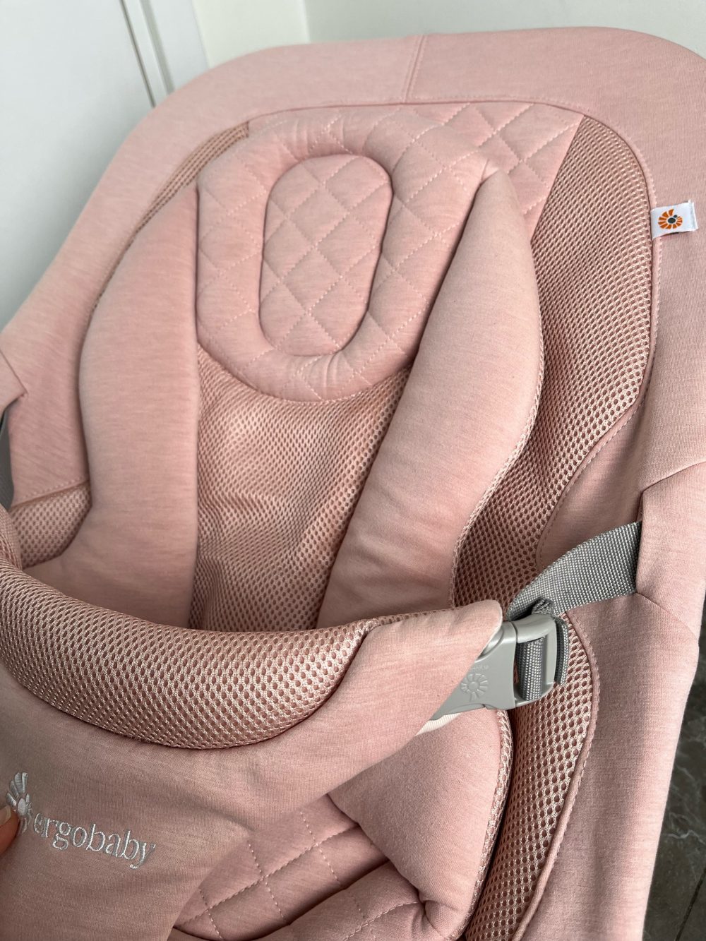 Ghế rung Ergobaby Evolve Bouncer 3in1, màu hồng (tặng kèm thanh đồ chơi) - Ảnh 5
