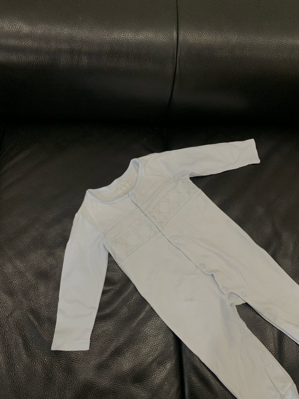 Set 3 bộ sleepsuit mix brand Giggles và Nous màu hồng, trắng, xanh ( size: 3/6m) - Ảnh 10