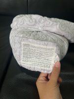 Ủ kén sơ sinh địu Ergobaby màu trắng hoạ tiết 0m+ ( no box) - Ảnh 7