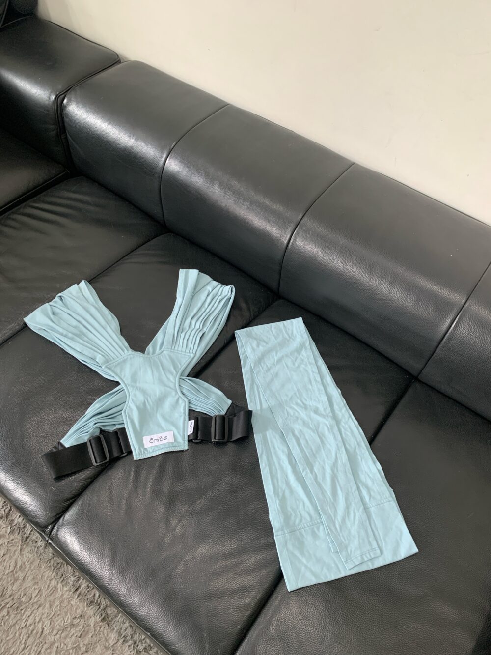 Địu vải Embe Sling size Flex plus màu Ocean - Ảnh 6