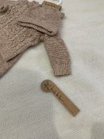 Set bộ đồ len dài tay kèm mũ Nicole Miller màu cocoa (size:6/9M) - Ảnh 3