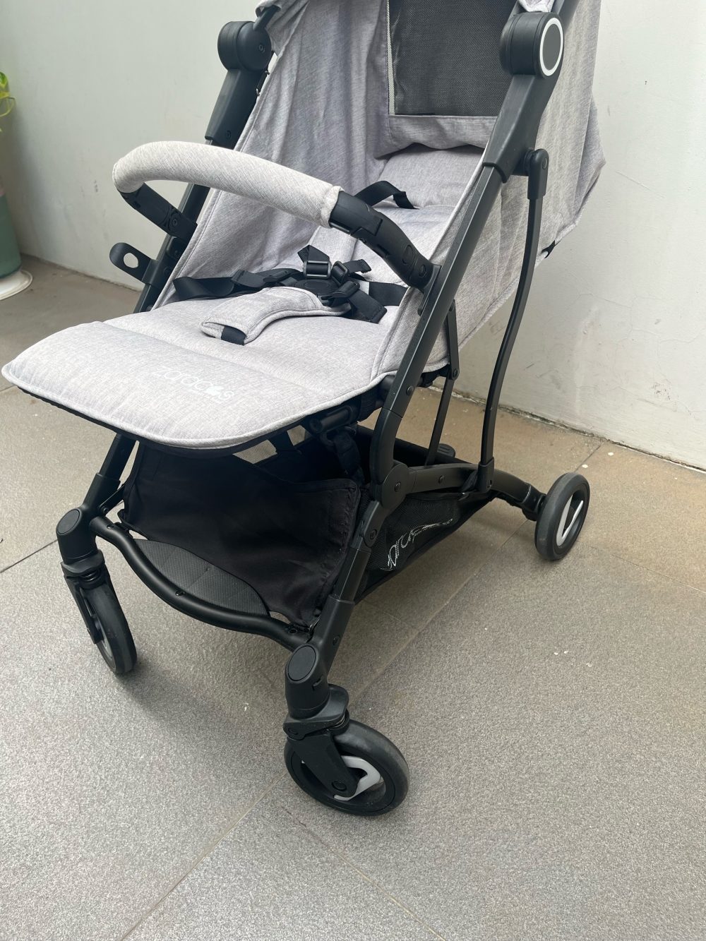 Xe đẩy Zaracos Norio 9026 gấp gọn (màu xám) - cho bé từ sơ sinh -> 15kg - Ảnh 8