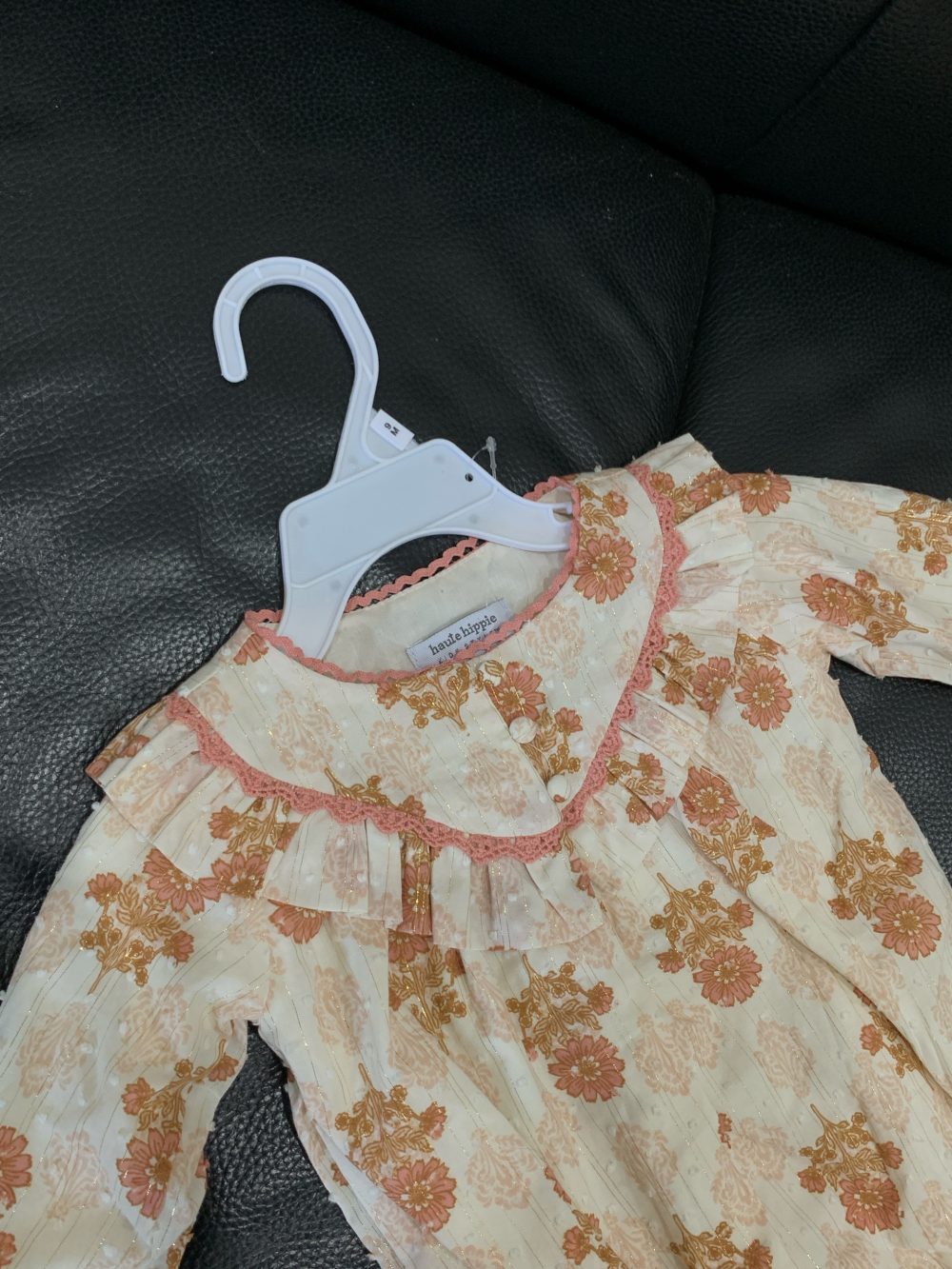 Bộ áo liền quần dài tay Haute Hippie (size:6/9M) - Ảnh 5