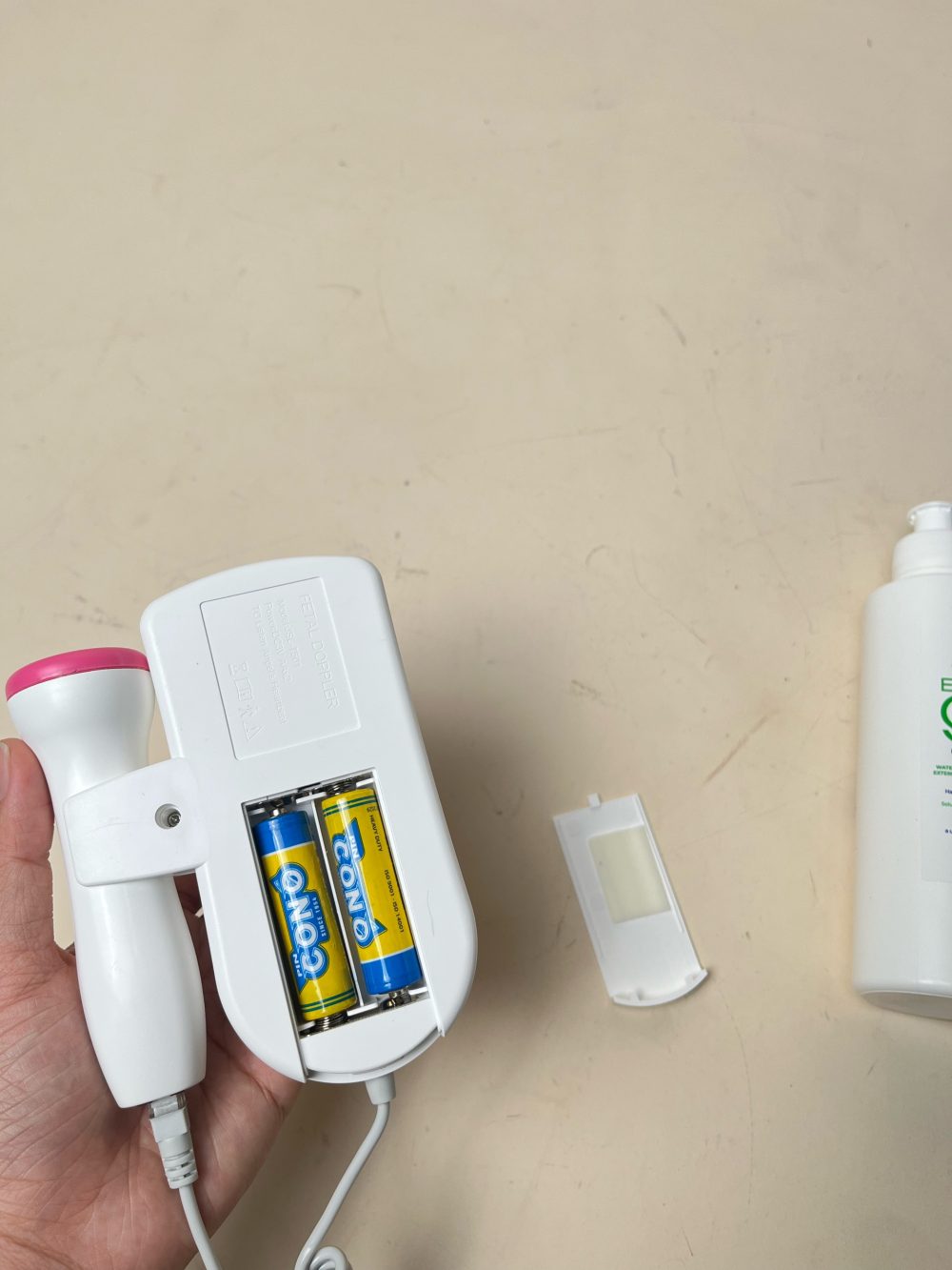 Máy theo dõi tim thai tại nhà Fetal Doppler (Tặng kèm gel ECG) - Ảnh 2