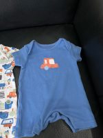 Set 3 bộ bodysuit Mothercare màu xanh hoạ tiết xe ( size: 1m~4,5kg) - Ảnh 5