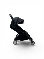 Xe đẩy Yoyo+ kèm bọc tay da (màu đen) - cho bé 6m+ -> 22kg