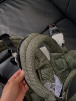 Địu Baby Bjorn Hamony màu xanh rêu kèm yếm địu BBJ (size sơ sinh 3,2kg/15kg) - Ảnh 6