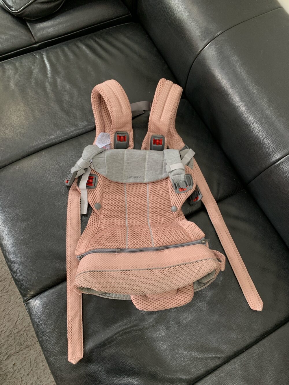 Địu Baby Bjorn Harmony màu hồng (3,2kg/15kg) - Ảnh 2