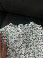 Set bộ yếm tay dài màu xanh Obaibi hoạ tiết hoa nhí ( size 12m) - Ảnh 5