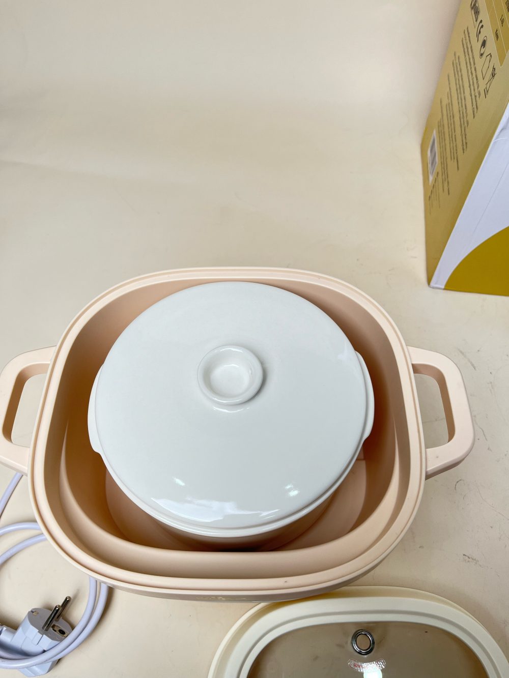 Nồi nấu chậm Bear 1,6L SB-NNC16 màu be ( full box) - Ảnh 7