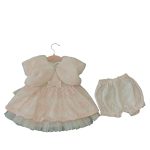 Set đầm xoè công chúa thêu nổi American Princess màu hồng (size:6M)