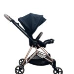 Xe đẩy Cybex mios 2 (màu đen, khung Rosegold) – sơ sinh -> 22kg