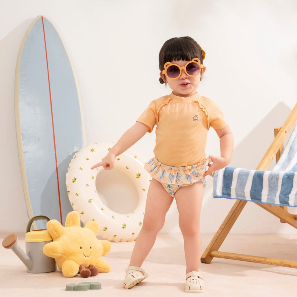 Set 3 bộ đồ bơi mix brand Zara và Pomme( size: 18/24m, 6/7y) - Ảnh 11