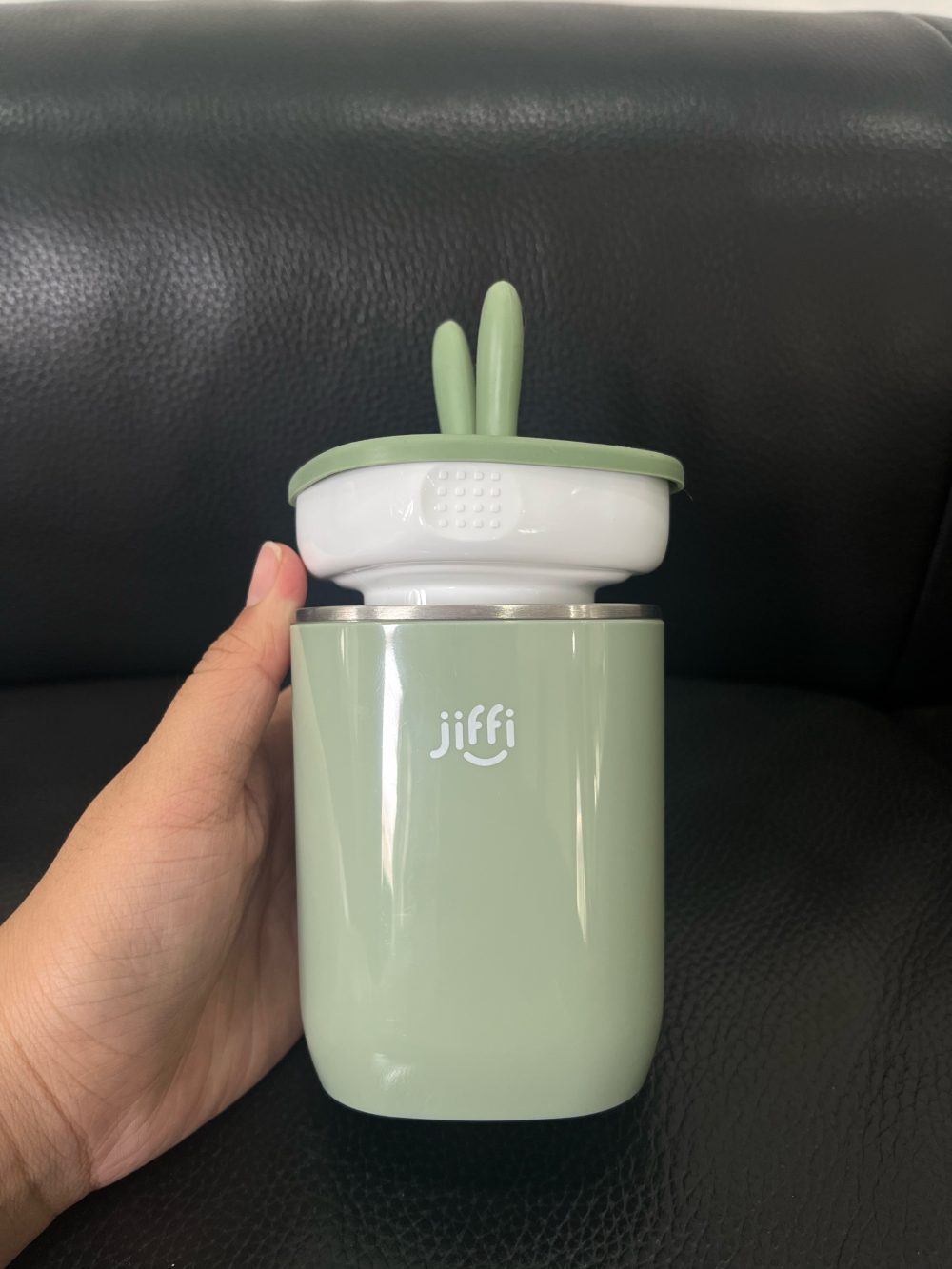 Máy hâm sữa di động Jiffi 3.0 màu xanh kèm cổ hegend ( còn túi đựng) - Ảnh 14