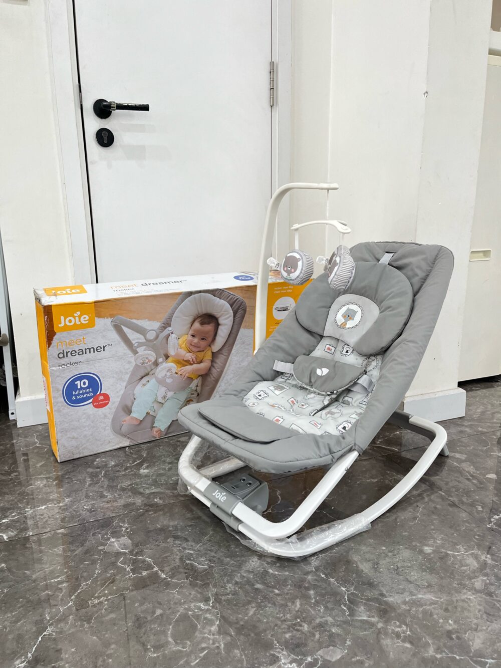 Ghế rung Joie Dreamer Portrait ( sơ sinh đến 15kg, full box) - Ảnh 6