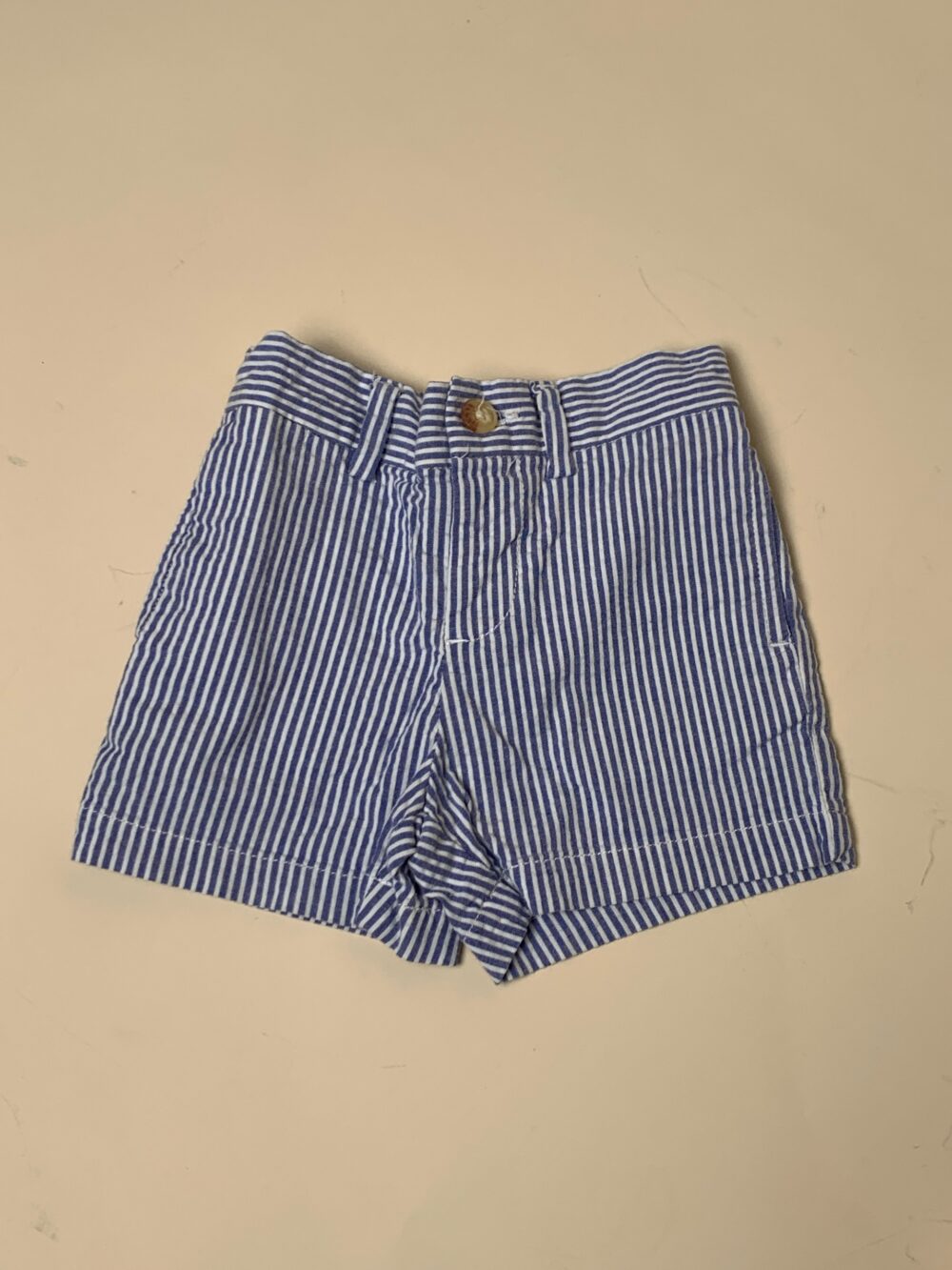 Quần đùi Ralph Lauren hoạ tiết sọc màu xanh (size 6M) - Ảnh 2