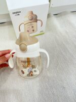 Set 2 bình tập hút nước zaxion hoạ tiết con voi ( full box) - Ảnh 7