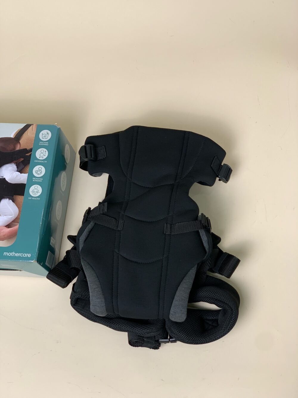 Địu 3 tư thế Mothercare baby carrier màu đen (3,2kg-12kg) - Ảnh 4