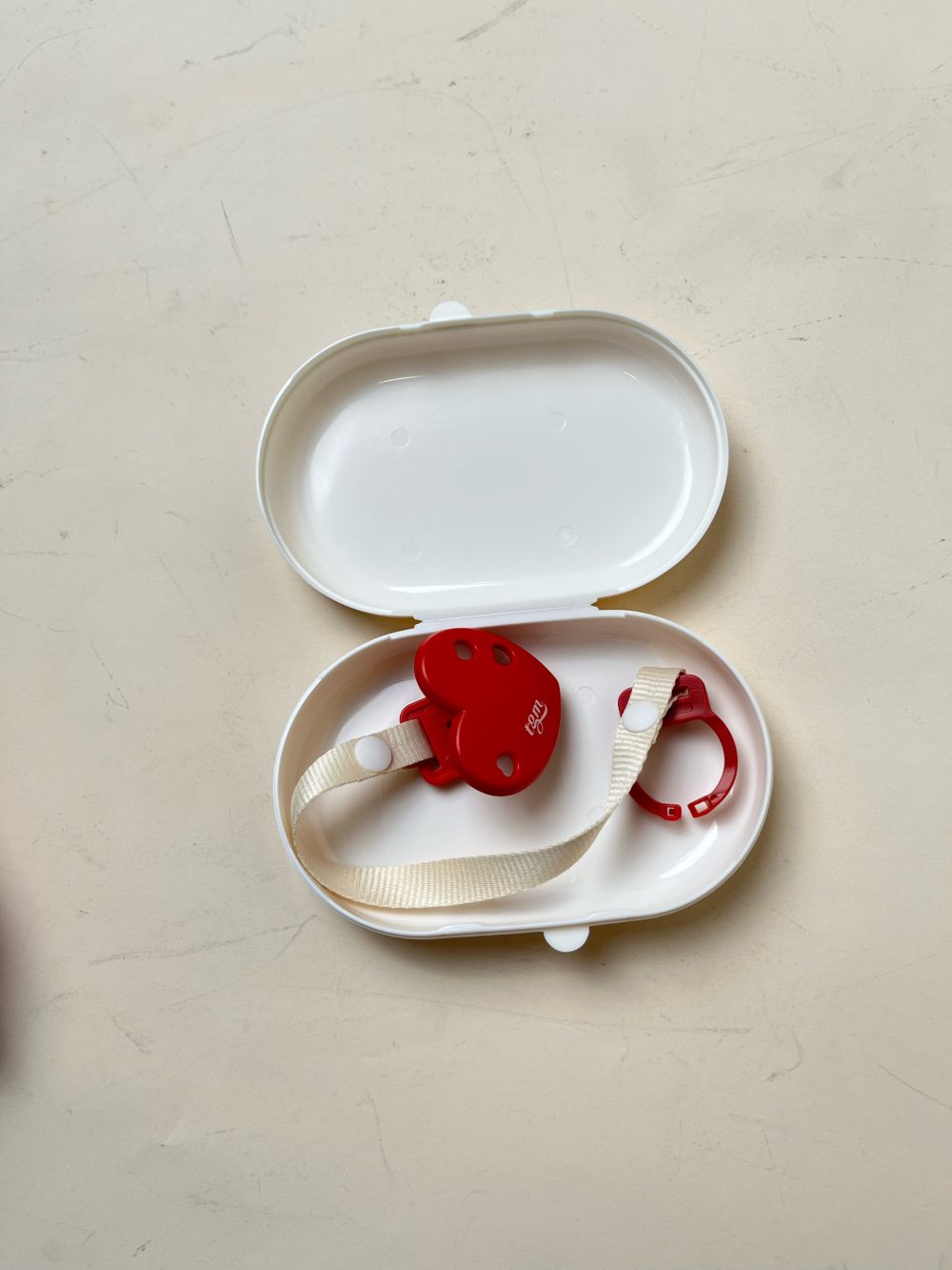 Set ti giả và dây kẹp ti TGM màu đỏ ( full box) - Ảnh 9