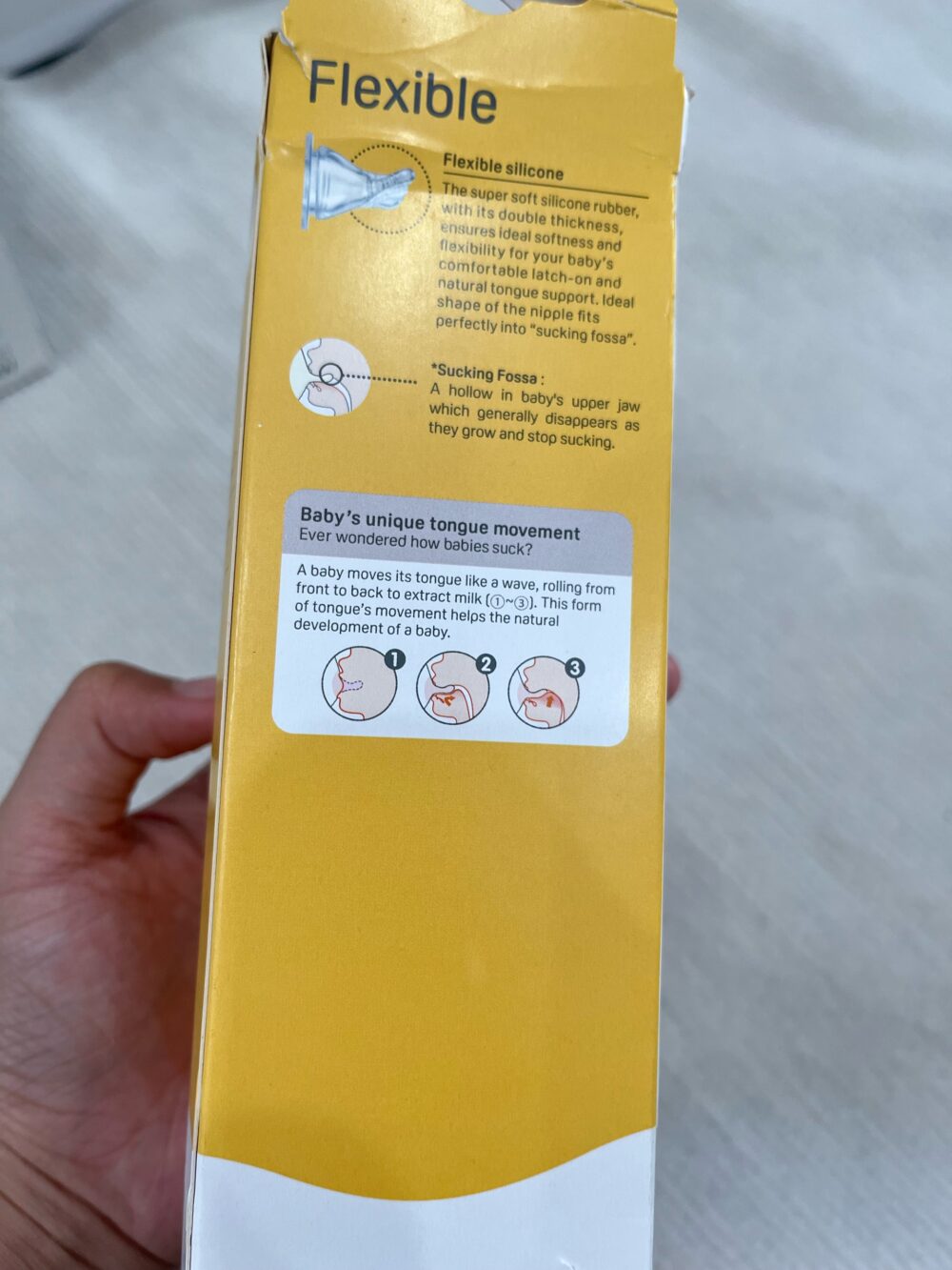 Set bình Sữa Pigeon flexible PPSU Cổ Hẹp 240ml (size núm: 4m+) & núm ti Pigeon thay thế (size: 6m+) - Ảnh 4