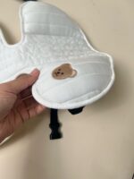 Đệm lót xe đẩy Chez bébé màu trắng hoạ tiết gấu - Ảnh 5