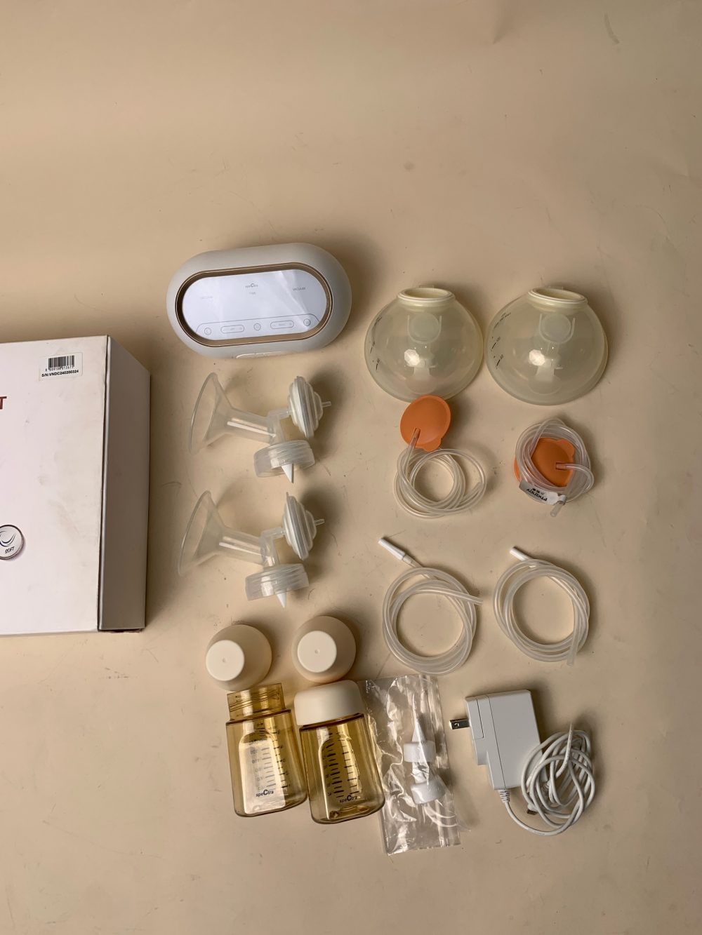 Máy hút sữa Spectra dual compact & bộ cup hút sữa rảnh tay - Ảnh 10