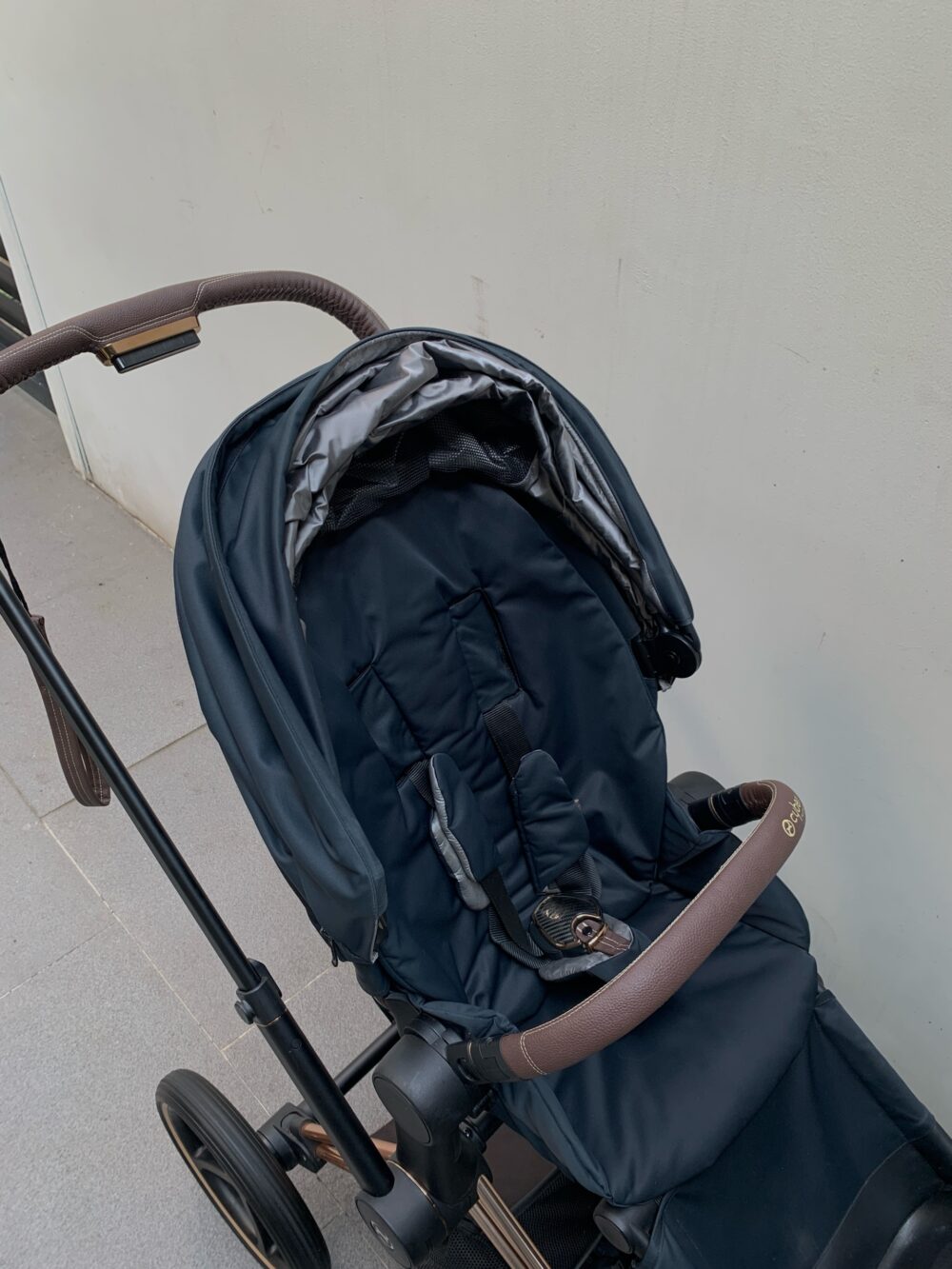 Xe đẩy Cybex Priam Stroller khung gold (fullbox) - Ảnh 8