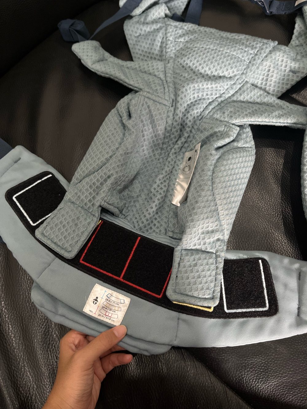 Địu cho bé Ergobaby Omni Breeze, Slate Blue ( 0m ->20kg) - Ảnh 8