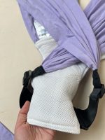 Địu vải Embé Sling size Flex màu tím pastel ( full box) - Ảnh 8