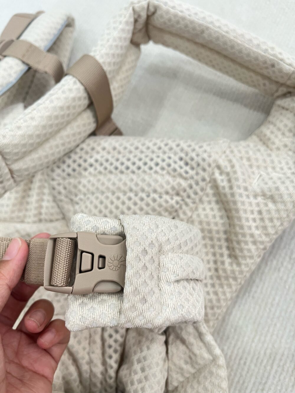 Địu Ergobaby Omni Deluxe Mesh, Natural Beige - likenew (full box) - Ảnh 14