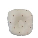 Gối chóng trào ngược Rototo bebe vải cotton lụa mát hoạ tiết gấu màu be