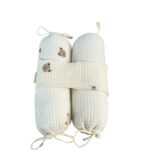 Gối chặn chống giật mình Mochee tổ ong thêu gấu vải waffle ( 0m+)