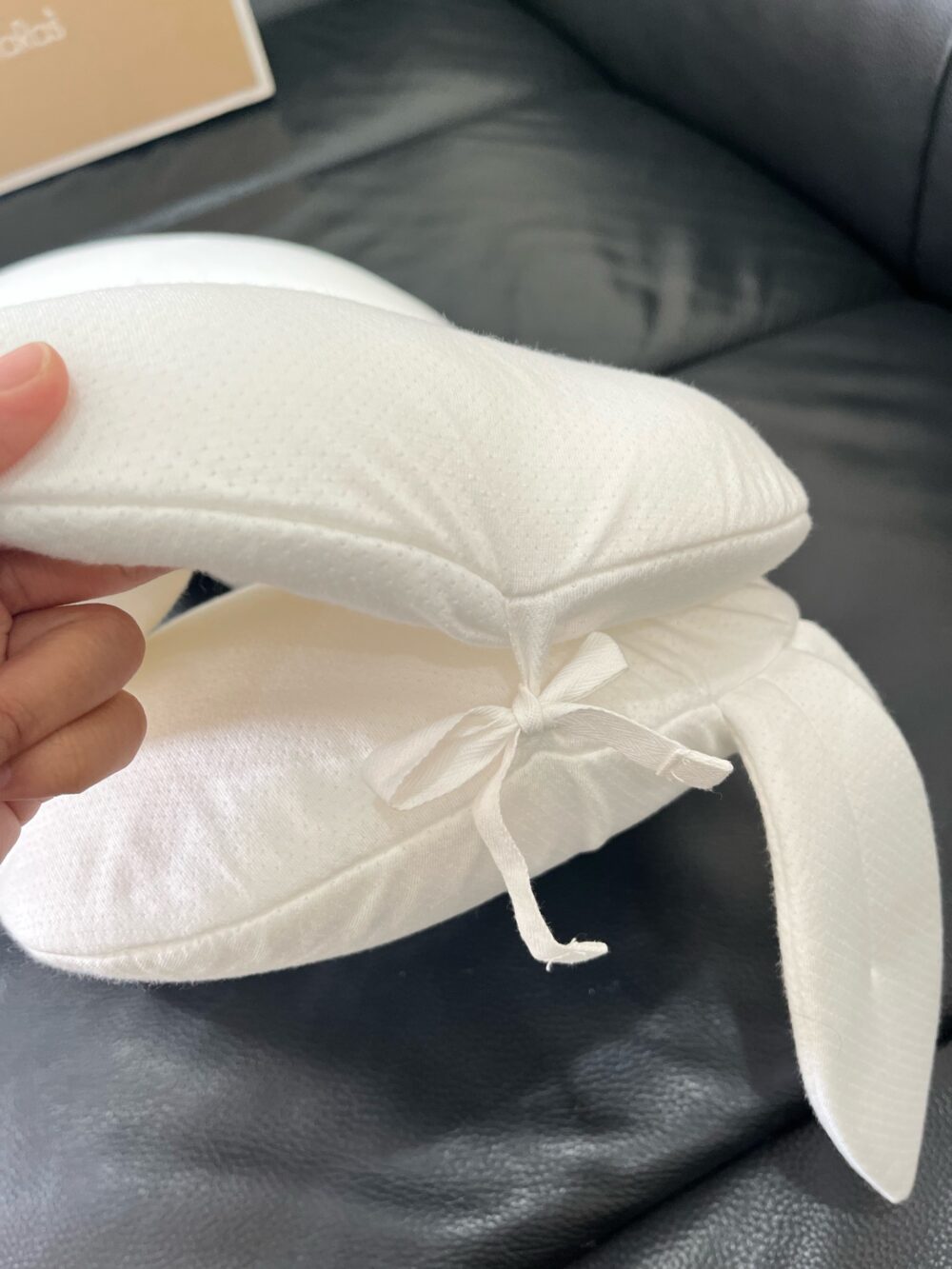 Gối thỏ Raras vải bamboo màu trắng (full 2 box, size: 2m+/2y) - Ảnh 11