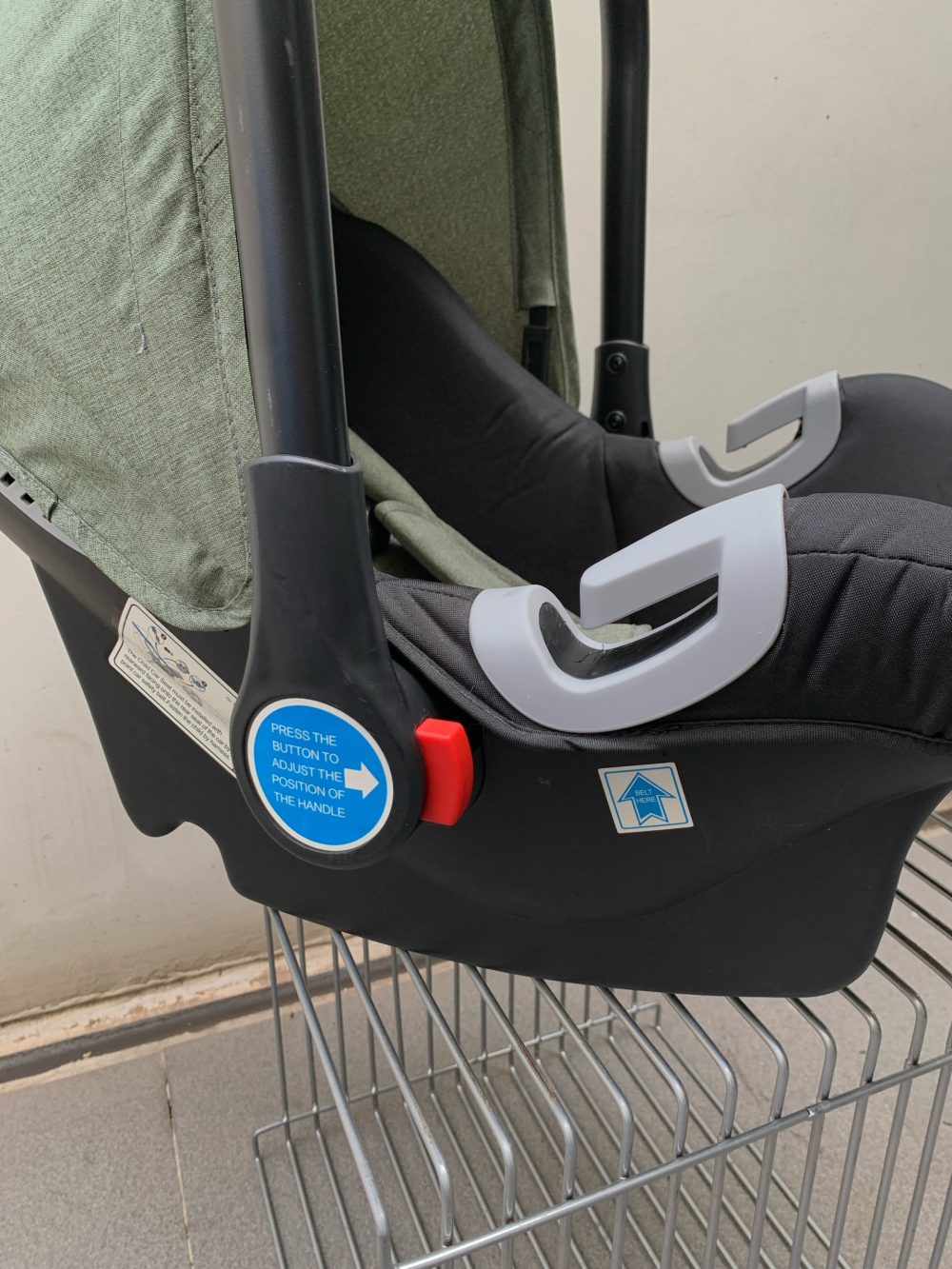 Nôi ôtô sơ sinh Zaracos Intel 2646 màu Green (0-12 tháng) - Ảnh 11